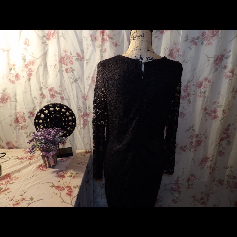 TOTO Collection Plus Size Black Lace dress - Picture 3 of 6